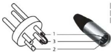 Diagram of a plug with labeled parts, showing internal structure and part details