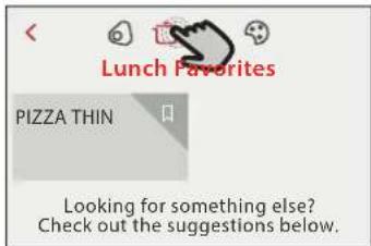 Lunch Favorites PIZZA THIN Looking for something else? Check out the suggestions below.