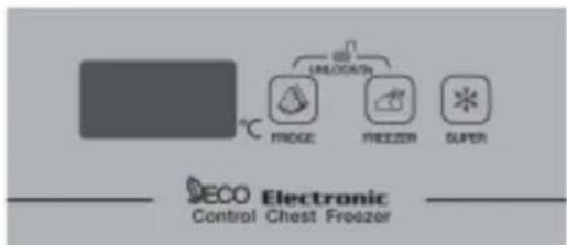 UNLOCKED FROGE FROZER SUPER DECO Electronic Control Chest Freezer