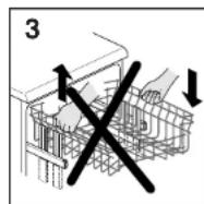 Otsein-Hoover OHND 6515 ZX - B.: NO LEBANTAR O BAJAR NUNCA EL CESTO DE UN SOLO LATERAL (fig. 3). - 3