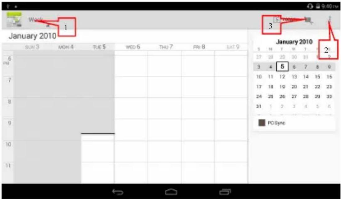 WOXTER Nimbus 115Q - Calendario - 2