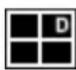 TOSHIBA XVS4-120-500G - SCREEN DIVISION BUTTONS - 4