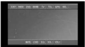 EXIT ADD DVD HDMI TV TEL GPS SEL 播放 LOO EQ VOL- VOL+