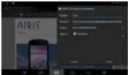 AIRIS PAD TAB7AG - MARCAR UNA WEB COMO FAVORITA. - 2