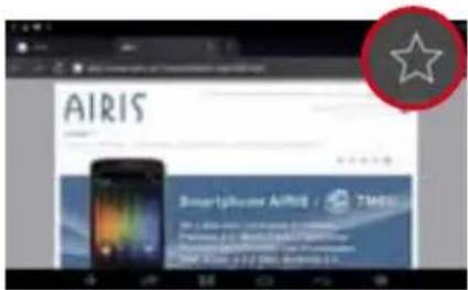 AIRIS PAD TAB7AG - MARCAR UNA WEB COMO FAVORITA. - 1