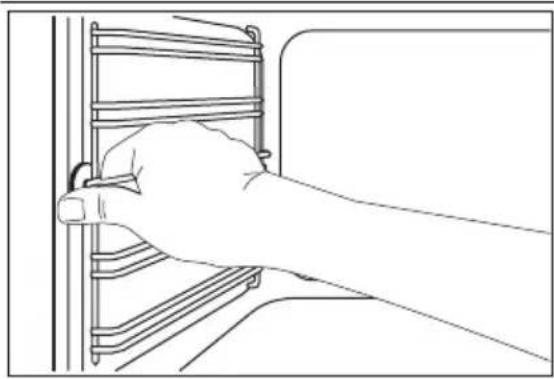 ELECTROLUX EOV5821AAX - Rimozione dei supporti ripiani - 1