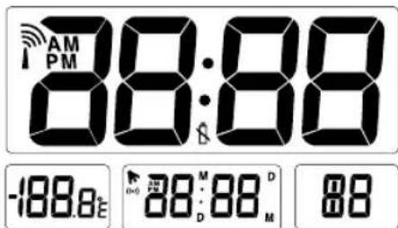 AM PM 88:88 -188.8E 88 M D 88 D D M
