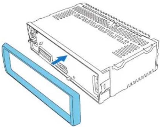 PHILIPS CarStudio CE152G - Attach the trim plate. - 1