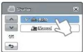 Shutter Auto Manual