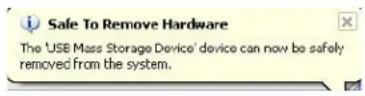 MCAFEE USB-HD02-080I - To disconnect the device - 1