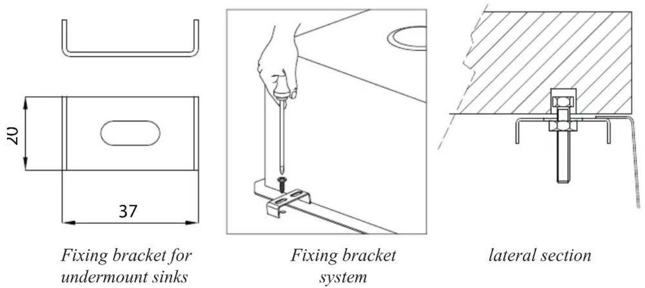 Foster Quadra 100.SF - Undermount installation - 1
