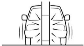 MITSUBISHI Airtrek Turbo (2006) - Os airbags dianteiros PODEM NÃO INFLAR quando... - 1
