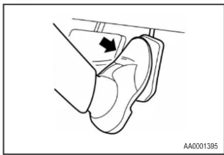 MITSUBISHI Airtrek Turbo (2006) - Pedal do freio - 3