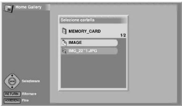 Home Gallery Selezione cartella MEMORY_CARD 1/2 IMAGE IMG_22~1.JPG RETURN Rittermare Fine Selezioneare