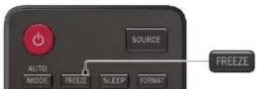 AUTO MODE FREEZ SLEEP FORMAT SOURCE FREEZE