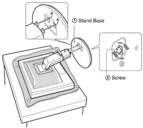 ① Stand Base ② Screw