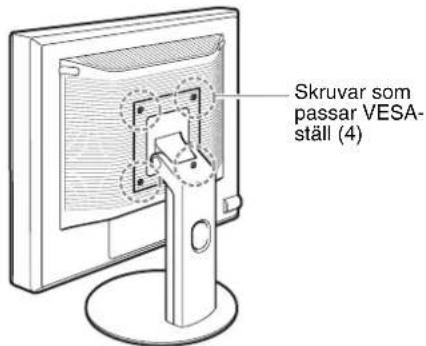 Skruvar som passar VESA-ställ (4)