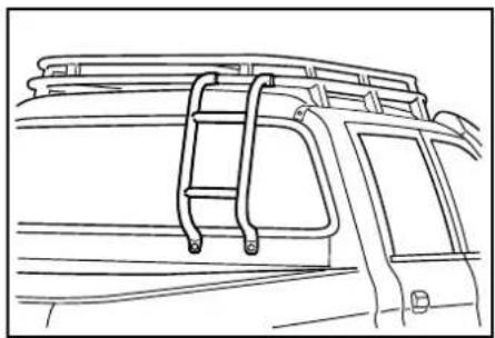 MITSUBISHI L200 Savana (2013) - Bagageiro com escada - 1