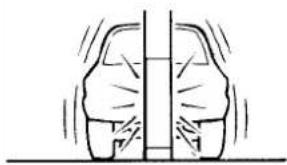 MITSUBISHI L200 Outdoor (2012) - Os airbags dianteiros ESTÃO PROGRAMADOS PARA INFLAR quando... - 2