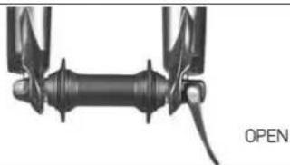IDEAL Target - Removing a Quick Release Front Wheel - 3