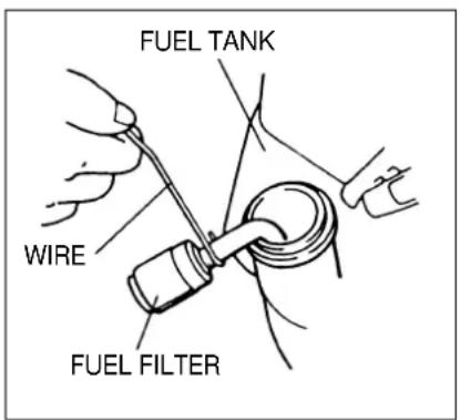 FUEL TANK WIRE FUEL FILTER