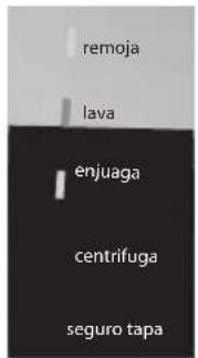 remoja lava enjuaga centrifuga seguro tapa