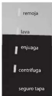 remoja lava enjuaga centrifuga seguro tapa