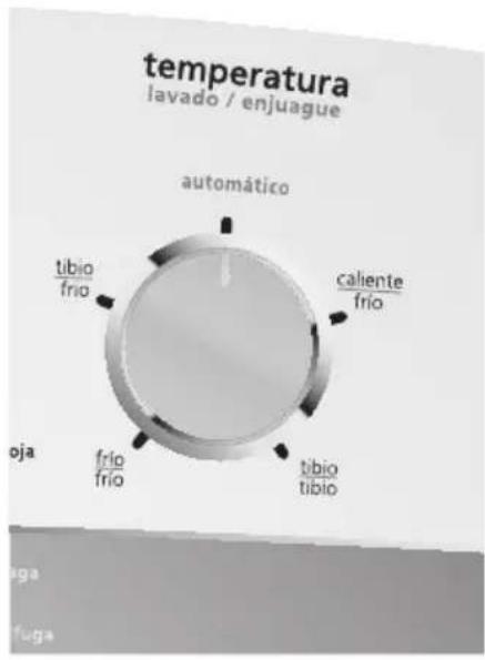 temperatura lavado / enjuague automático tibio frío caliente frío oja frío frío tibio tibio