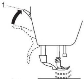 JANOME 7700 QCP - Instalación del prensatelas de arrastre doble - 1