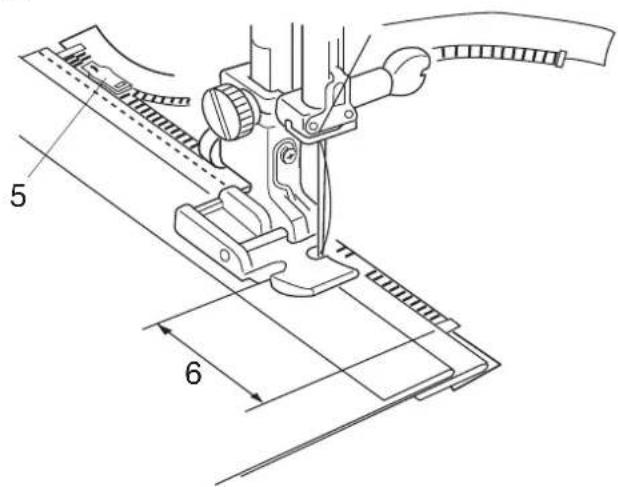 JANOME 7700 QCP - Preparación de la tela - 3