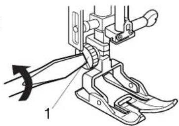 JANOME 7700 QCP - Desenganche del dispositivo de arrastre doble - 1