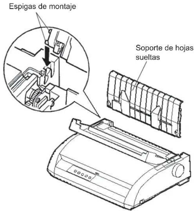 Espigas de montaje Soporte de hojas sueltas