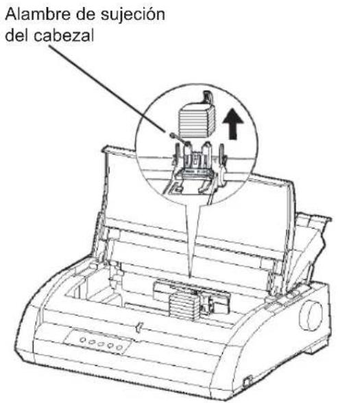 Alambre de sujeción del cabezal