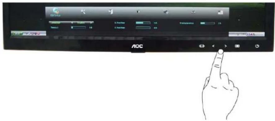 AOC E2351Fh - Configuração do OSD - 3