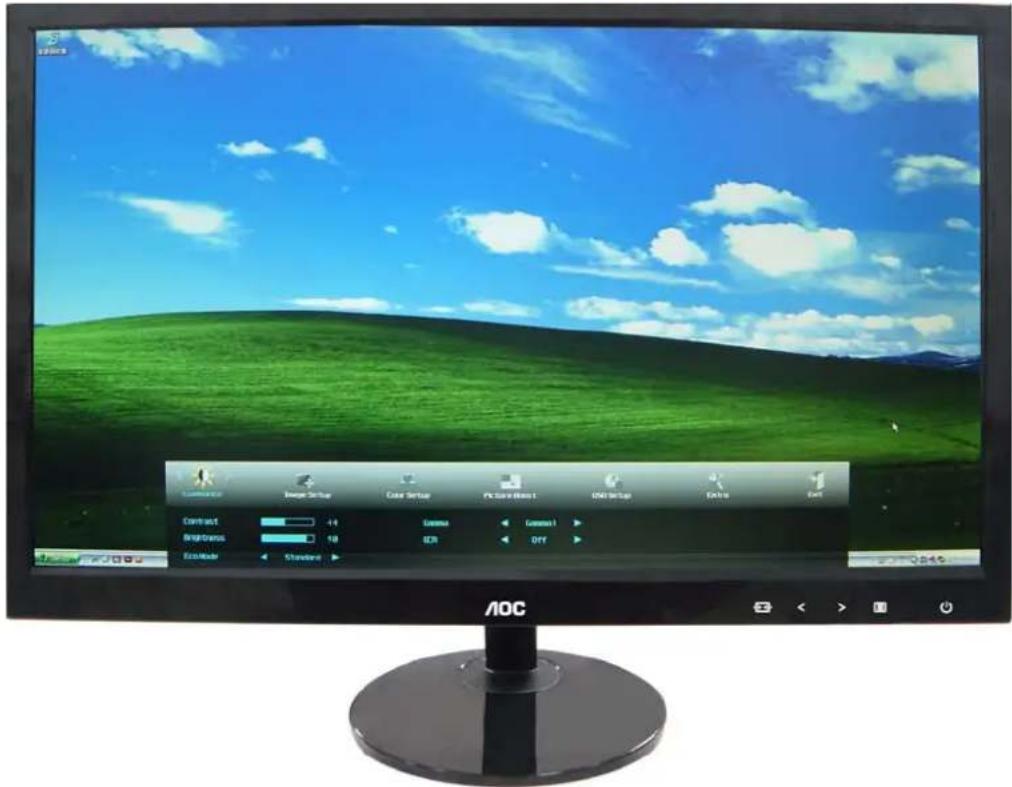 AOC E2351Fh - Configuração do OSD - 1