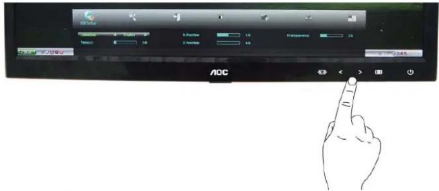 AOC E2251FWH - Configuração do menu OSD - 3