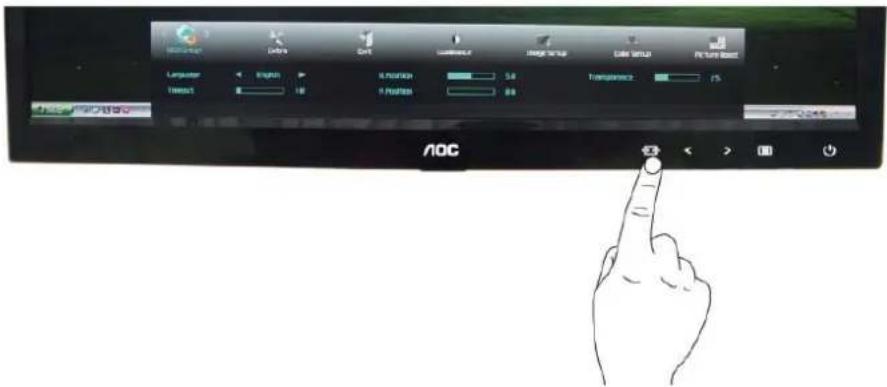 AOC E2251FWH - Configuração do menu OSD - 4
