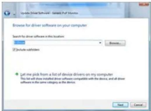 AOC E2251FWH - Windows Vista - 7