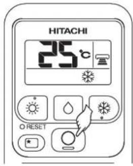 HITACHI RACIV22BH - - Botão DESLIGA - 1