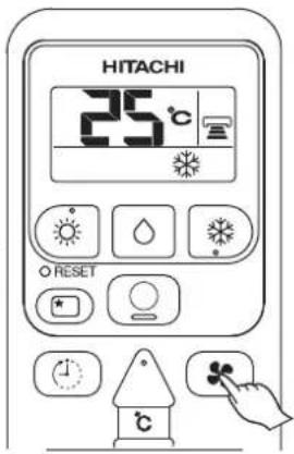 HITACHI RACIV12B - - Botão RESET (Cancela) - 1