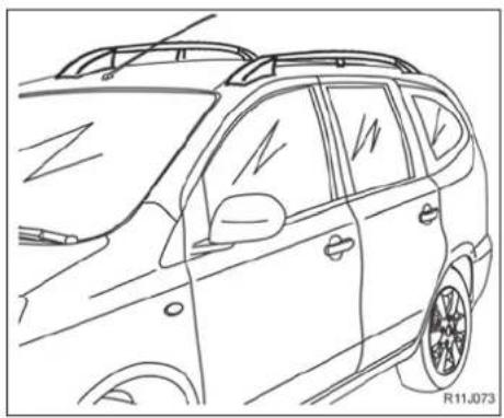 NISSAN Livina (2013) - BARRAS DE TETO - 1