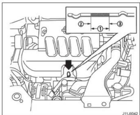 NISSAN Livina (2013) - VERIFICAÇÃO DO NÍVEL DE ÓLEO DO MOTOR - 1