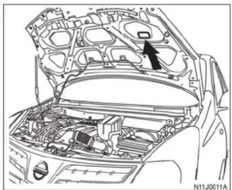 NISSAN Livina (2013) - ETIQUETA COM ESPECIFICAÇÃO DOS PNEUS - 1