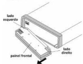 lado esquerdo painel frontal lado direto