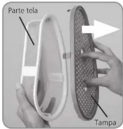 Brastemp BSR10A - Limpeza do filtro - 3