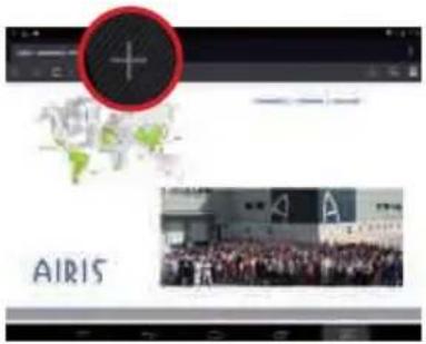 AIRIS OnePAD 810 TAB810 - ABRIR UNA NUEVA VENTANA EN EL NAVEGADOR. - 1