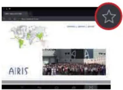 AIRIS OnePAD 810 TAB810 - MARCAR UNA WEB COMO FAVORITA. - 1