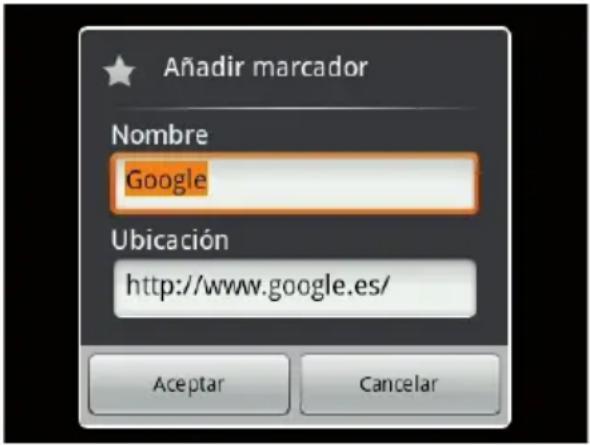 AIRIS OnePAD 717 TAB717 - MARCAR UNA WEB COMO FAVORITA. - 3