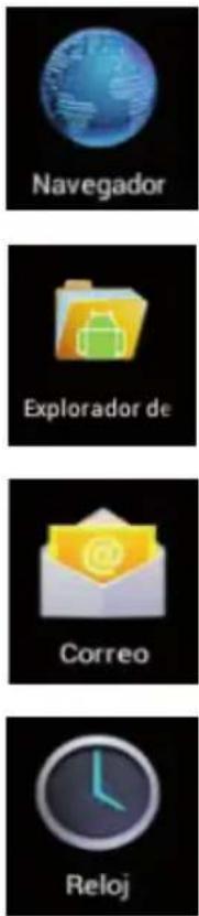 Navegador Explorador de Correo Reloj