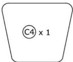 C4 x 1